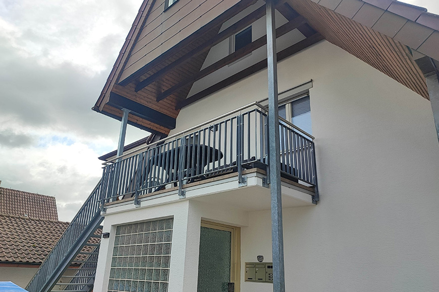 Treppengeländer am Balkon