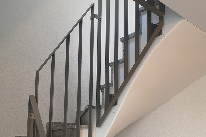 Treppengeländer in einem Haus
